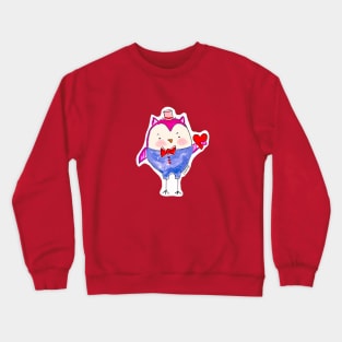 Valentine Treat the Owl Crewneck Sweatshirt